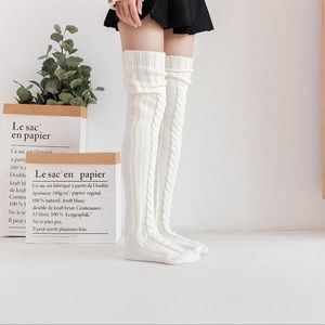 Over the knee warm cable knit socks super soft